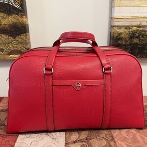 MICHAEL KORS TRAVEL XL WEEKENDER DARK RASPBERRY NWT